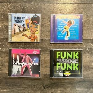 Lot‎ of 4 Dance and Funk CD'S